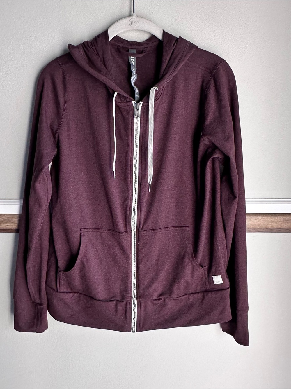 VUORI Halo Performance Full Zip Hoodie Brown Women’s Small Style #VW268